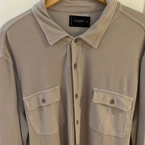 Lucky Brand mens xxl soft button down long sleeve casual shirt, NEW